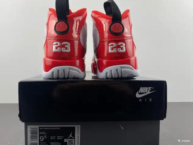 Rep TBK Jordan Gym Retro 9 White Red Air 302370-160 0523